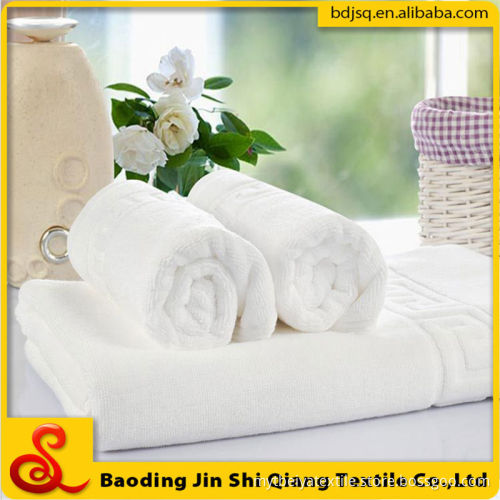 Wholesale High-quality White color 100% Cotton towel Set , Dobby Jacquard towel set